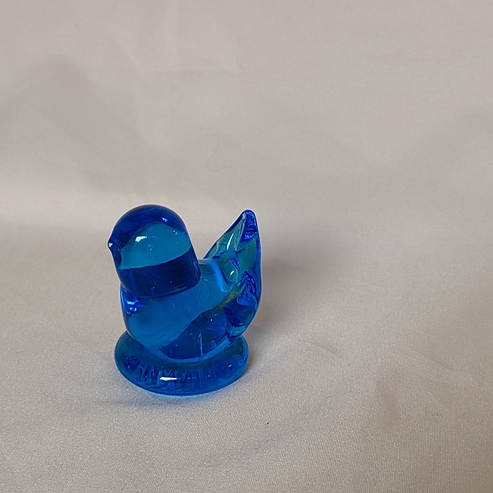 Bluebird Of Happiness Leo Ward 1996 Artist Signed Aet Glass Paperweight Figurine